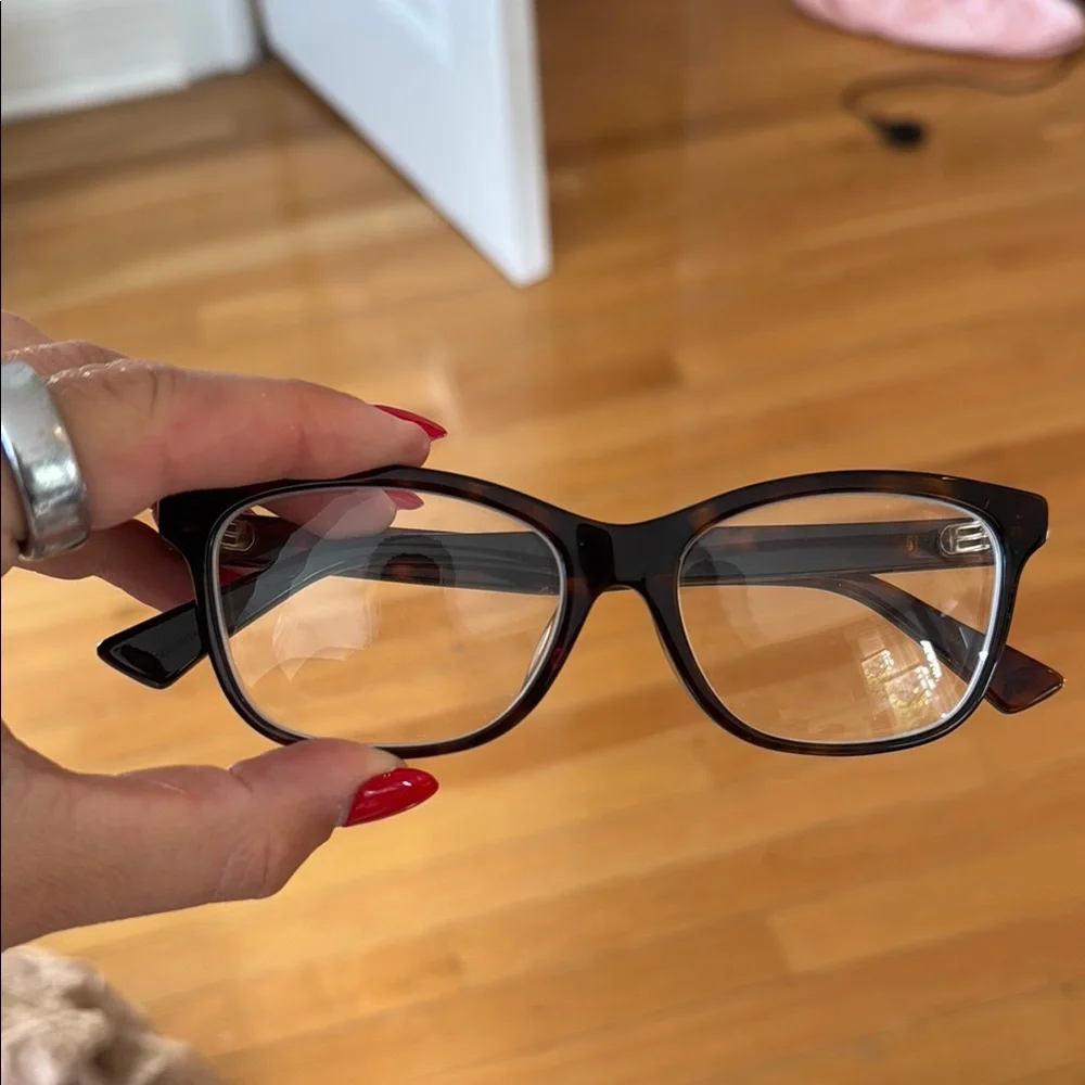 Gucci GG0162OA 002 55 Tortoiseshell Eyewear